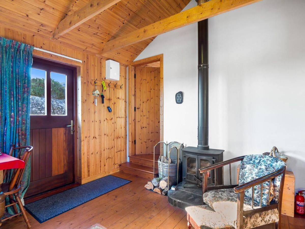 Seaside Log Cabin, Carna Villa Buitenkant foto