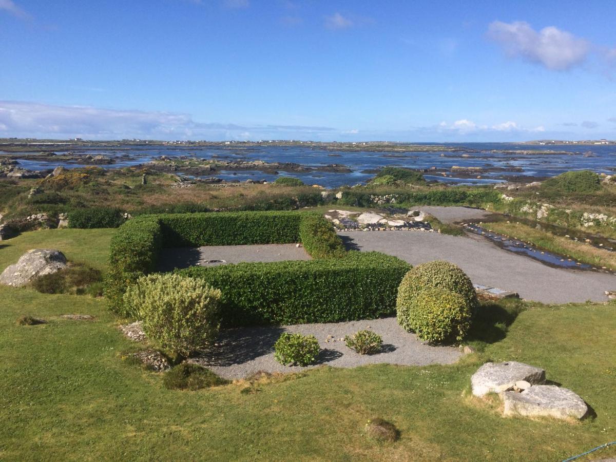 Seaside Log Cabin, Carna Villa Buitenkant foto
